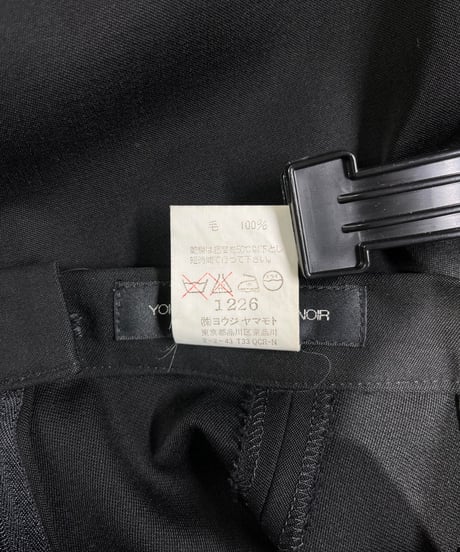 2015AW yohji yamamoto +NOIR デザインロングスカート（NY-S06-100）