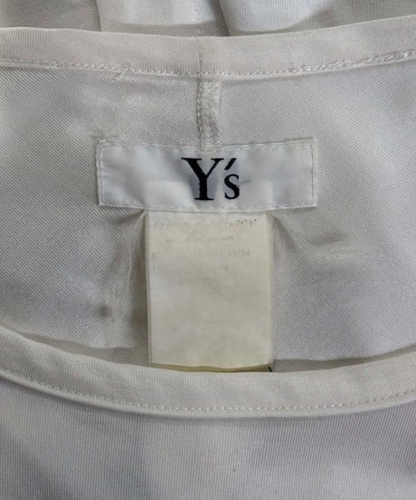 Y's yohji yamamoto ノースリーブ デザインカットソー（Y-T-125xxx）