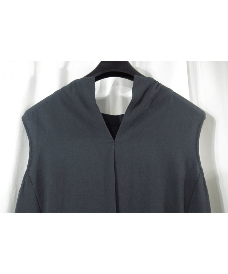 yohji yamamoto +noir グレー スナップボタンデザイン シンプル