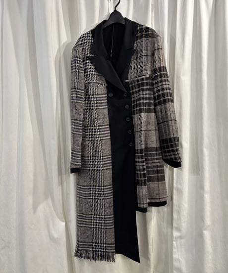 2020AW yohji yamamoto pour homme アシンメトリーロングジャケットセットアップ（H-ST-132xxx）