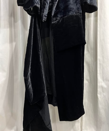 2005AW yohji yamamoto femme ベルベットコート（FN-C22-837）