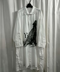 Y's yohji yamamoto プリントロングブラウス（YF-B12-020）