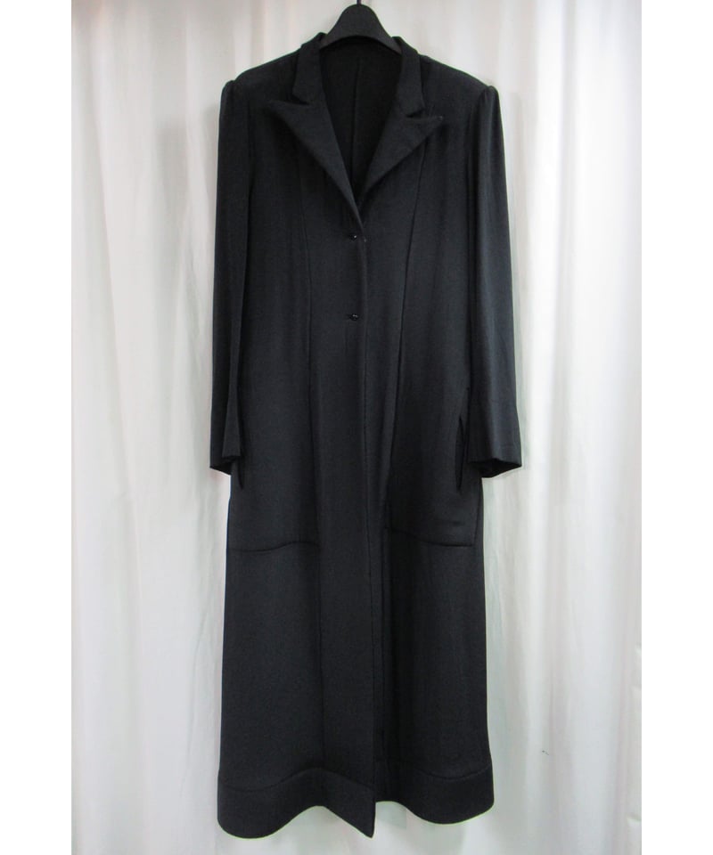 96AW Yohji Yamamoto シルク ロングジャケット