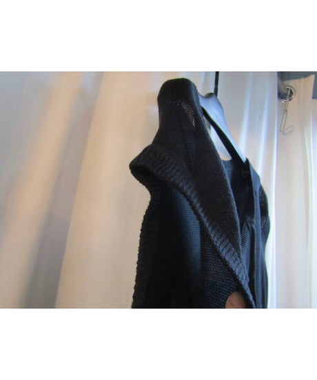 12ss yohji yamamoto femme ノースリーブロングデザインニット FB-K12-584