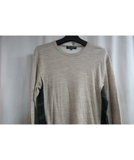 AD2010 COMME des GARCONS HOMME 脇切替えデザインカットソー HF-T029
