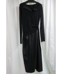 94aw yohji yamamoto femme vintage 着物 ニット切替えワンピース FV-D31-834