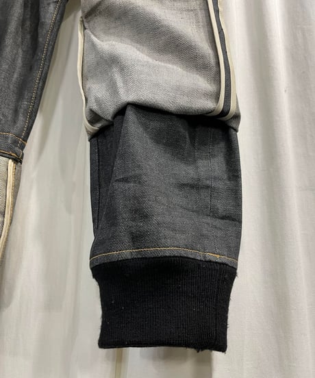 2004AW yohji yamamoto pour homme リブ付きデニム（HJ-P38-008）