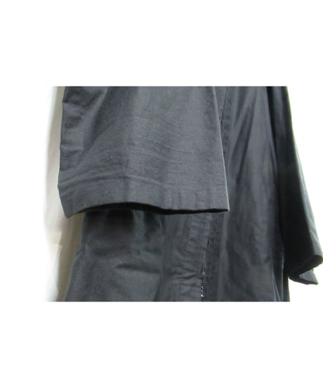 Y's BANG ON! yohji yamamoto ダブルファスナー スタンドカラーデザイン ロングブラウス（YA-B55-047）