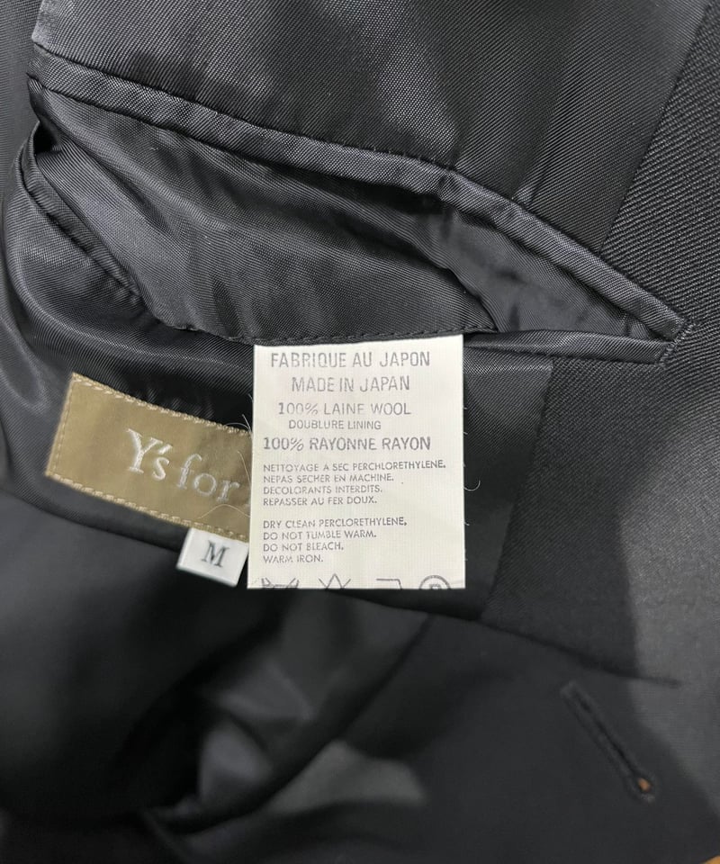 Y's for men yohji yamamoto 4釦ジャケット(MI-J05-100) Y's for men yohji yamamoto 4釦ジャケット(MI-J05-100)