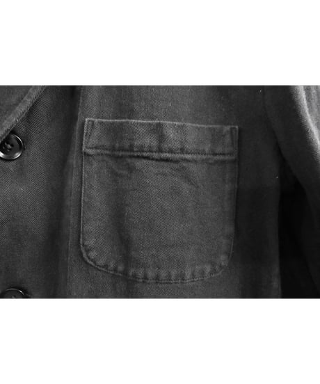 01ss yohji yamamoto pour homme 黒 ミリタリー シンプルブルゾン HX-Y64-067