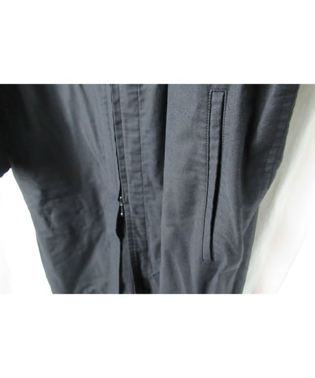 Y's BANG ON! yohji yamamoto ダブルファスナー スタンドカラーデザイン ロングブラウス（YA-B55-047）