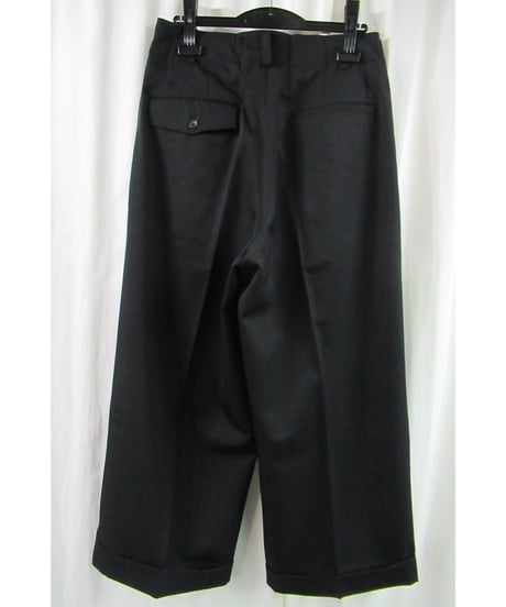 LQ yohjiyamamoto 裾ダブル シンプルワイドパンツ 0363-08-100-98