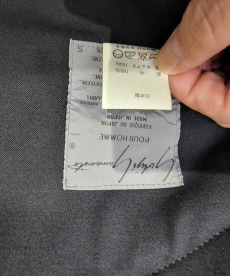 1988aw yohji yamamoto pour homme 黒 vintage デザインコート （HC-02）