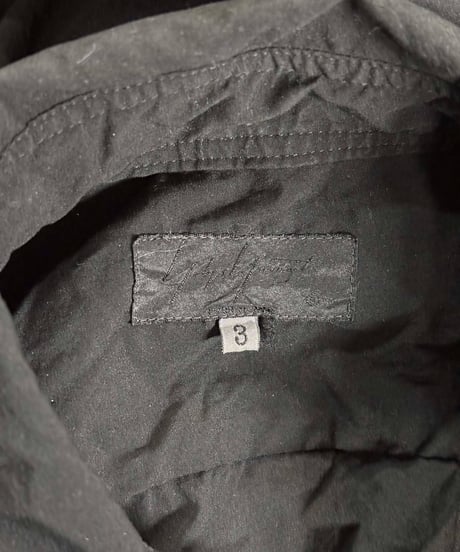 2019ss yohji yamamoto pour homme 製品染め ポケットデザイン ロングブラウス（HH-B09-900）