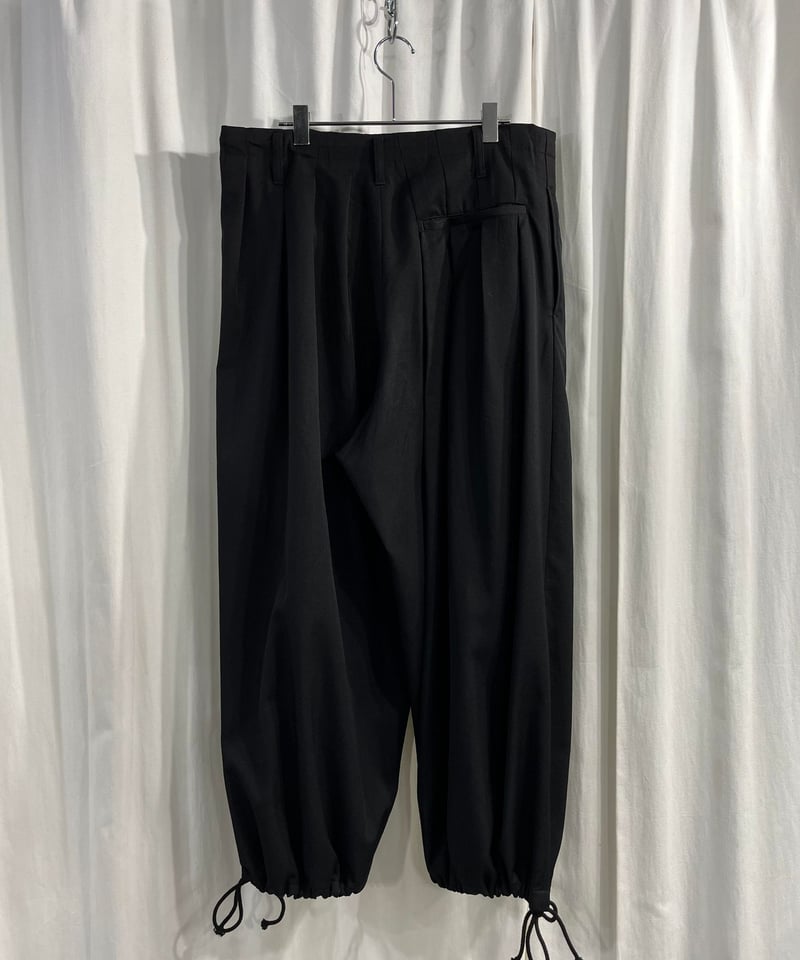 2020SS yohji yamamoto pour homme ヨウジ刺繍バルーンパンツ(H 2020SS yohji yamamoto pour homme ヨウジ刺繍バルーンパンツ(H