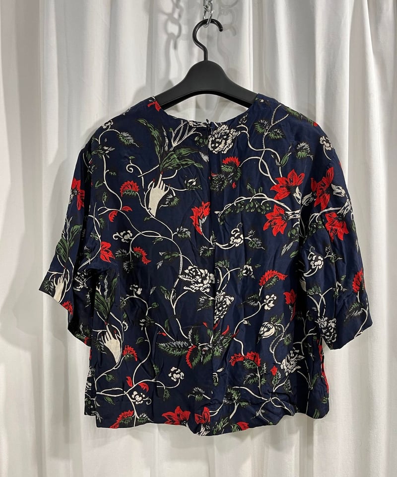 ヨウジヤマモトy's 花柄半袖ブラウス Y's TAKESHIKOSAKA yohjiyamamoto 花柄半袖ブラウス（YY-B53