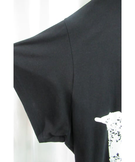 20aw B yohji yamamoto +noir 黒 【B】半袖 プリントカットソー NR-T60-077