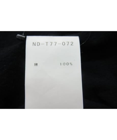 BLACK and BLACK yohji yamamoto +noir 【Y】ワッペンデザイン 半袖カットソー ND-T77-072