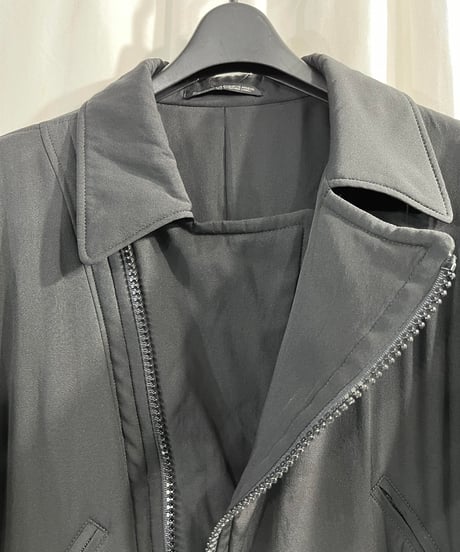 2002AW yohji yamamoto femme シルク ライダースジャケット（FM-J26-406）