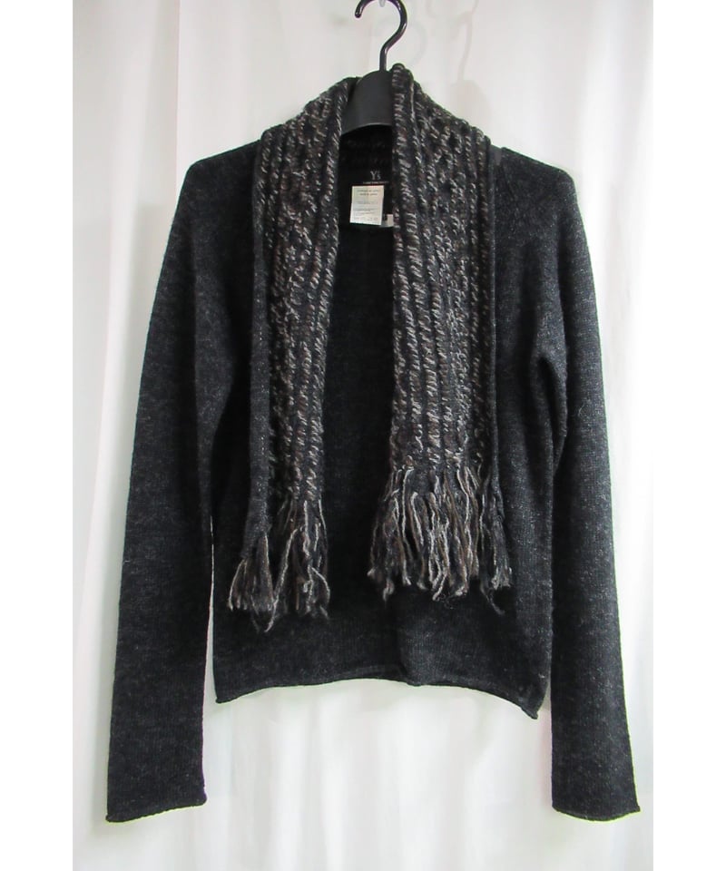 Y's yohji yamamoto ストール付ニットカーディガン YL-K16-127 | ...