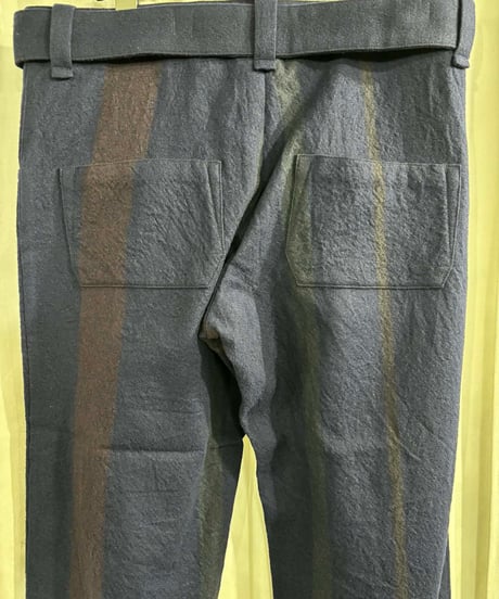 2006AW yohji yamamoto femme ベルト付き ワイドパンツ（FB-P26-532）