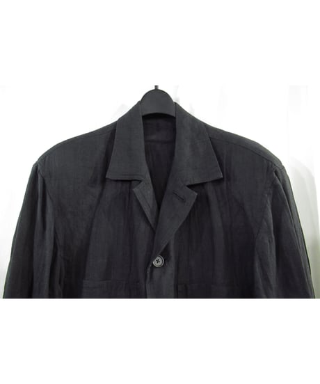 90’s Y’s for men yohji yamamoto vintage 麻 パチポケットデザインジャケット（MG-J05-303）