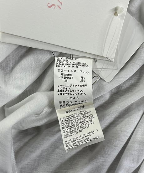未使用 Y's yohji yamamoto 半袖ロングワンピース（YZ-T42-230）