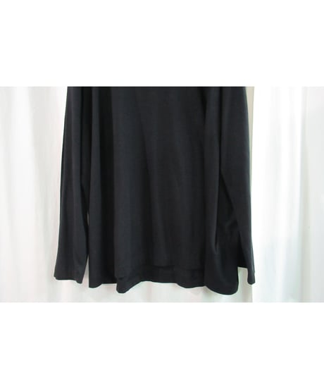 21ss yohji yamamoto pour homme 黒 バックプリントシンプルカットソー HD-T72-987