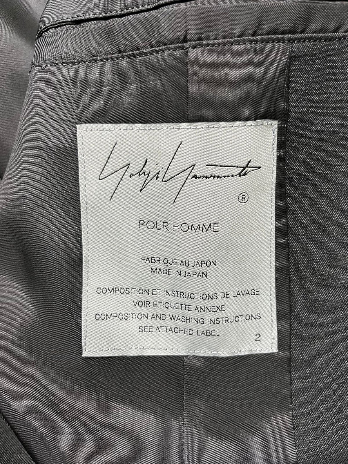 2022AW yohji yamamoto pour homme 2重襟デザインロングジャケッ