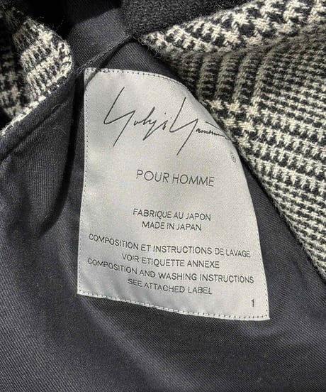 美品 2021AW yohji yamamoto pour homme マント（HX-C14-109）