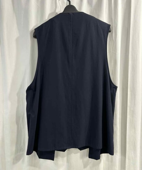 難あり 1990SS yohji yamamoto pour homme vintage 丸文字ロゴ 犬刺繡インナーベスト（H-V-193xxx）
