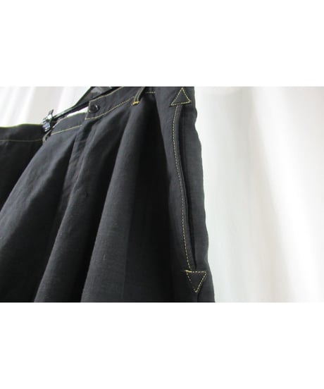 yohji yamamoto POUR HOMME タック入り ステッチデザイン テーパードパンツ（HP-5）