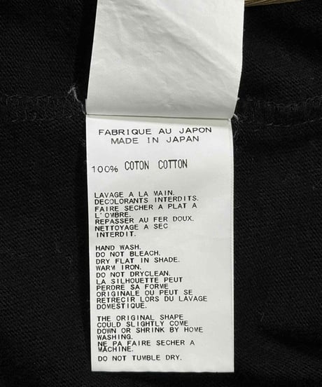 2010SS yohji yamamoto pour homme プリント半袖Tシャツ（HJ-T86-095）