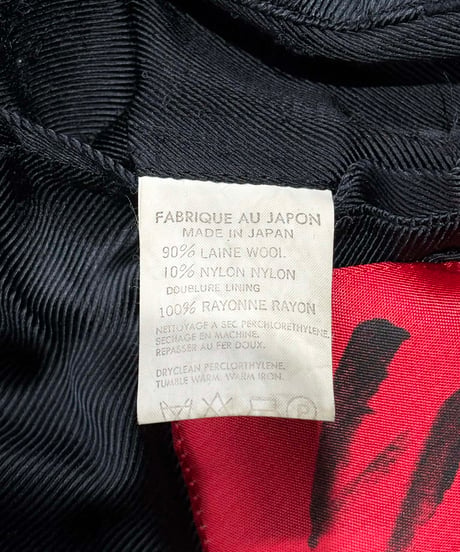 Y's for men 赤タグ yohji yamamoto ダブルジャケット（ML-J22-119）