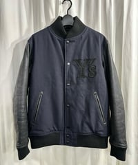Y's yohji yamamoto X NEW ERA 袖レザー切替えスタジャン（YB-Y01-100）