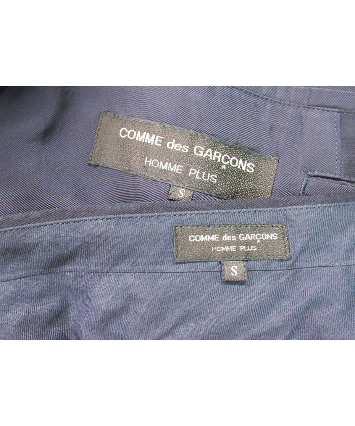 AD1990 COMME des GARCONS HOMME PLUS 袖ストライプ ロゴ入り