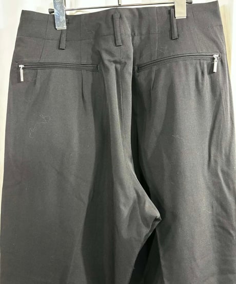 2001SS yohji yamamoto pour homme ファスナーポケットパンツ（HX-P65-100）