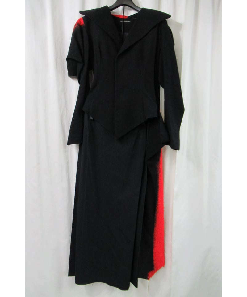 09aw yohji yamamoto femme 変形デザイン セットアップ FZ-J16- 09aw yohji yamamoto femme 変形デザイン セットアップ FZ-J16-
