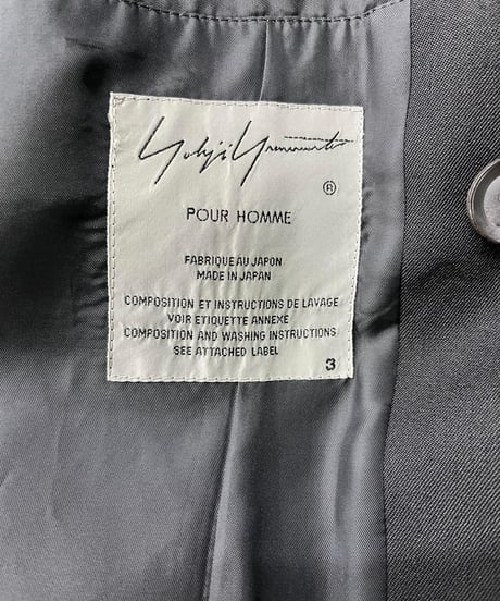 2020SS yohji yamamoto pour homme 刺繡ドクタージャケット（HN-J99-102）