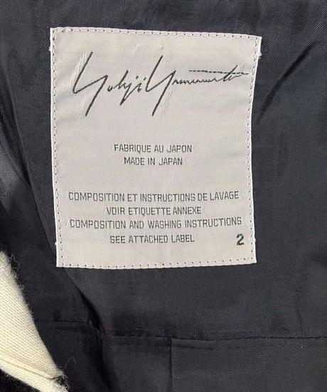 2003AW yohji yamamoto femme スナップボタンジャケット（FU-J07-154）
