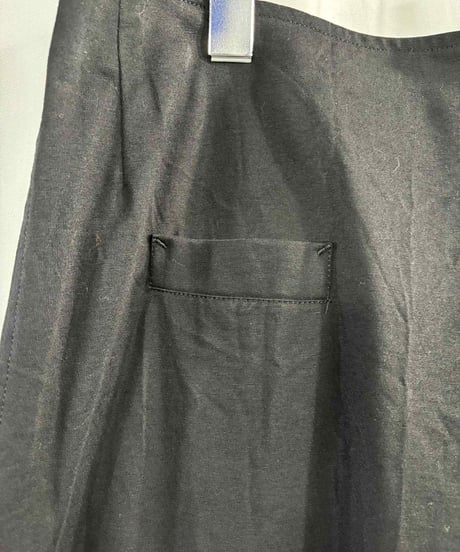 2017AW yohji yamamoto +noir アシメトリーデザインスカート （NK-S13-016）