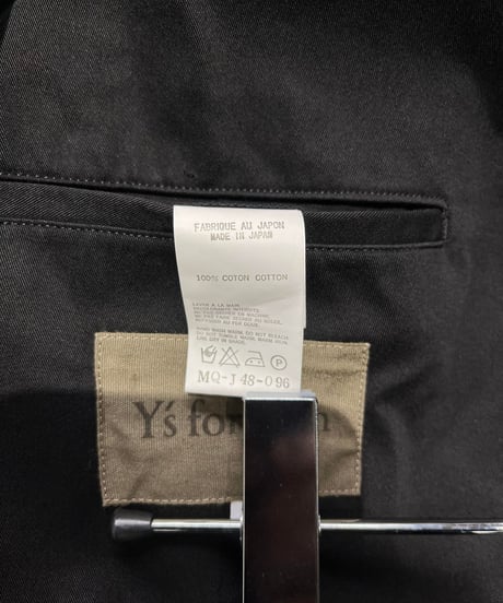 Y's for men yohji yamamoto 1釦綿ジャケット（MQ-J48-096）