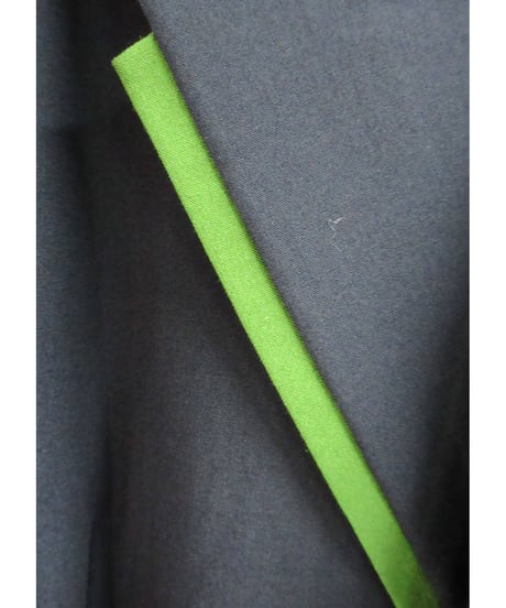 AD1989 COMME des GARCONS HOMME PLUS 紺 襟テープ付きダブルジャケット PJ-11014M