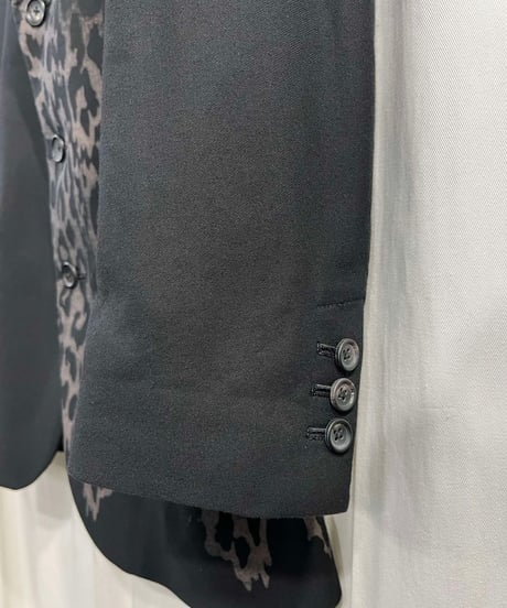 2022AW yohji yamamoto pour homme ヒョウ柄ジャケット（HE-J52-037）
