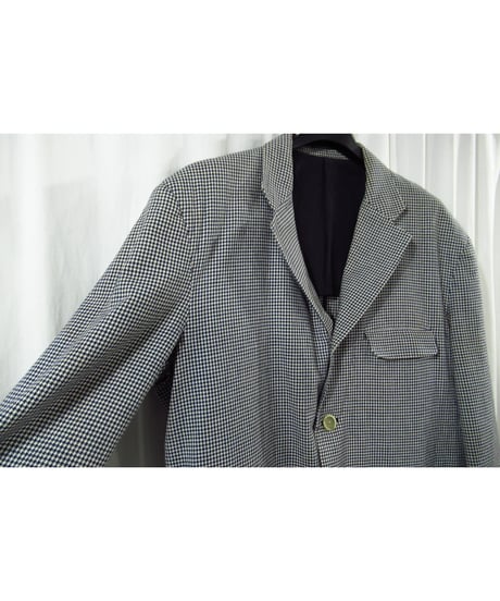 80’s yohji yamamoto pour homme vintage 千鳥格子 燕尾デザインジャケット（HJ-22）