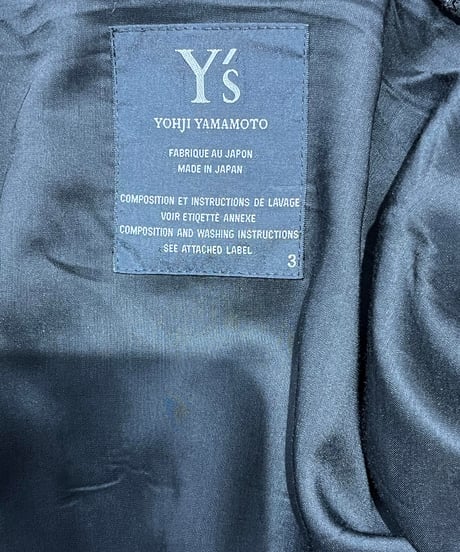 Y's yohji yamamoto ロングコート（YY-C04-100）