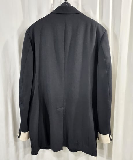 04ss yohji yamamoto pour homme  セットアップカラー釦スーツ  (HZ-J72-100)