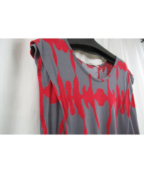 LIMI feu yohji yamamoto 袖デザインノースリーブカットソー（LO-T46-059）