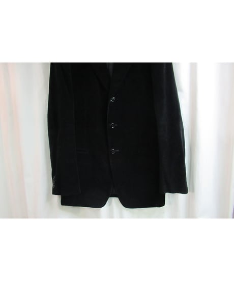 yohji yamamoto COSTUME D' homme 襟デザインベロアジャケット HV-J84-022