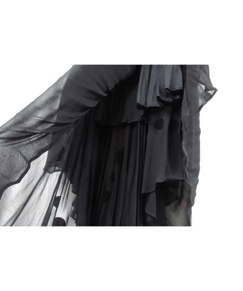 YOHJI YAMAMOTO ヨウジヤマモト　red label 巻きスカート Y's Red Label yohji yamamoto レイヤードデザイン ロング巻き
